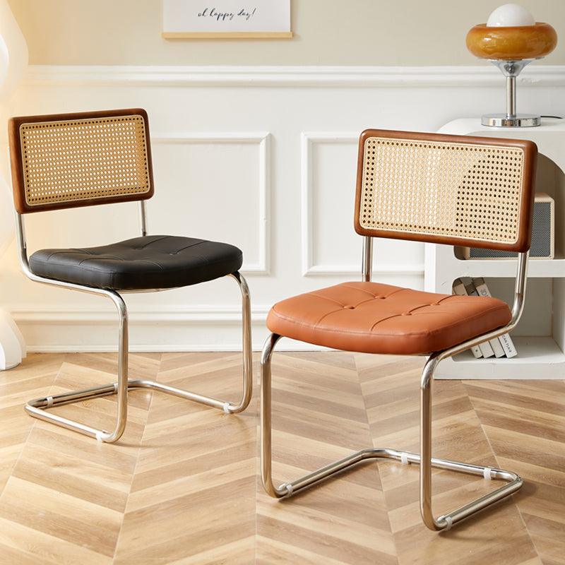 Nordic Vintage Rattan Chair Designer Dining Chair for Home and BnB Use