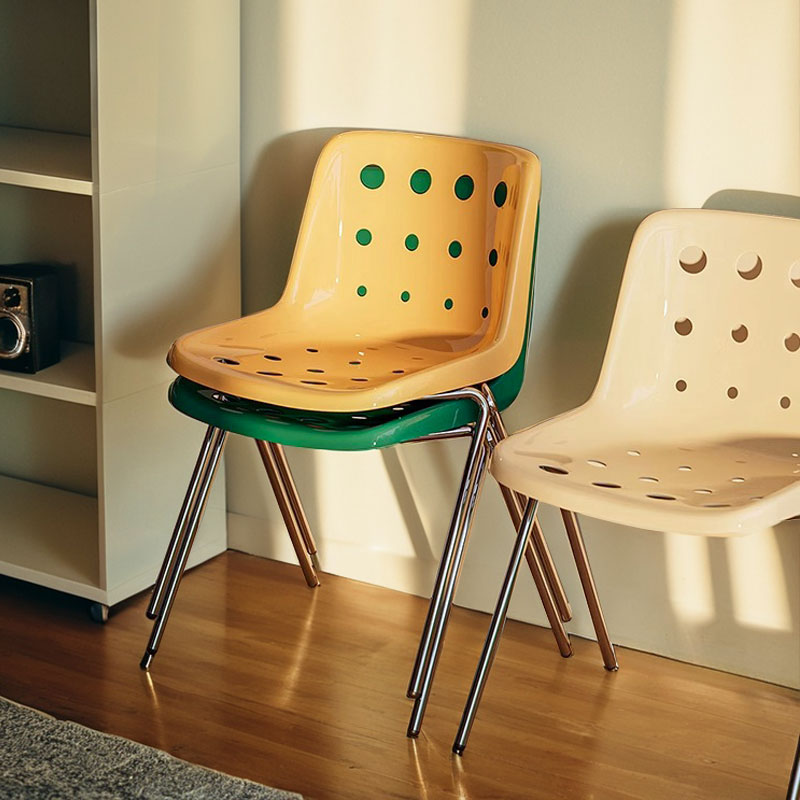Vintage Cheese Chair with Backrest for Home, Café, Tea Shop or Restaurant