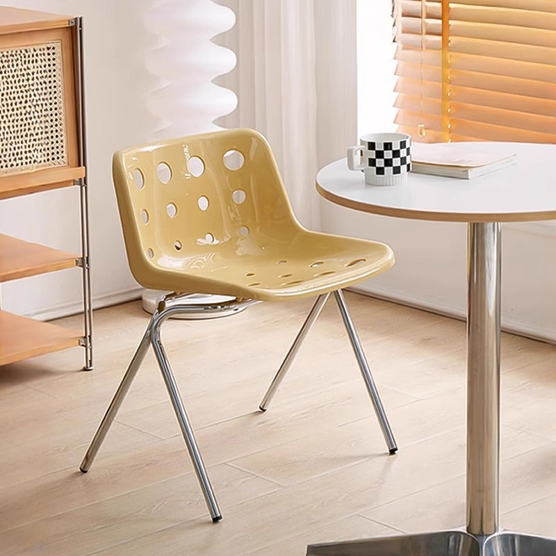 Vintage Cheese Chair with Backrest for Home, Café, Tea Shop or Restaurant