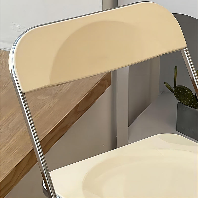 Transparent Acrylic Chair Foldable Backrest for Home, Boutique or Studio Use