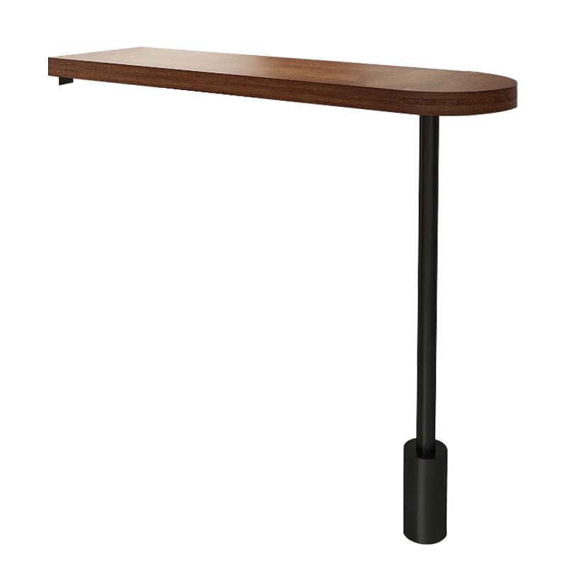 Solid Wood Narrow Bar Table High Wall Console Kitchen Dining Balcony
